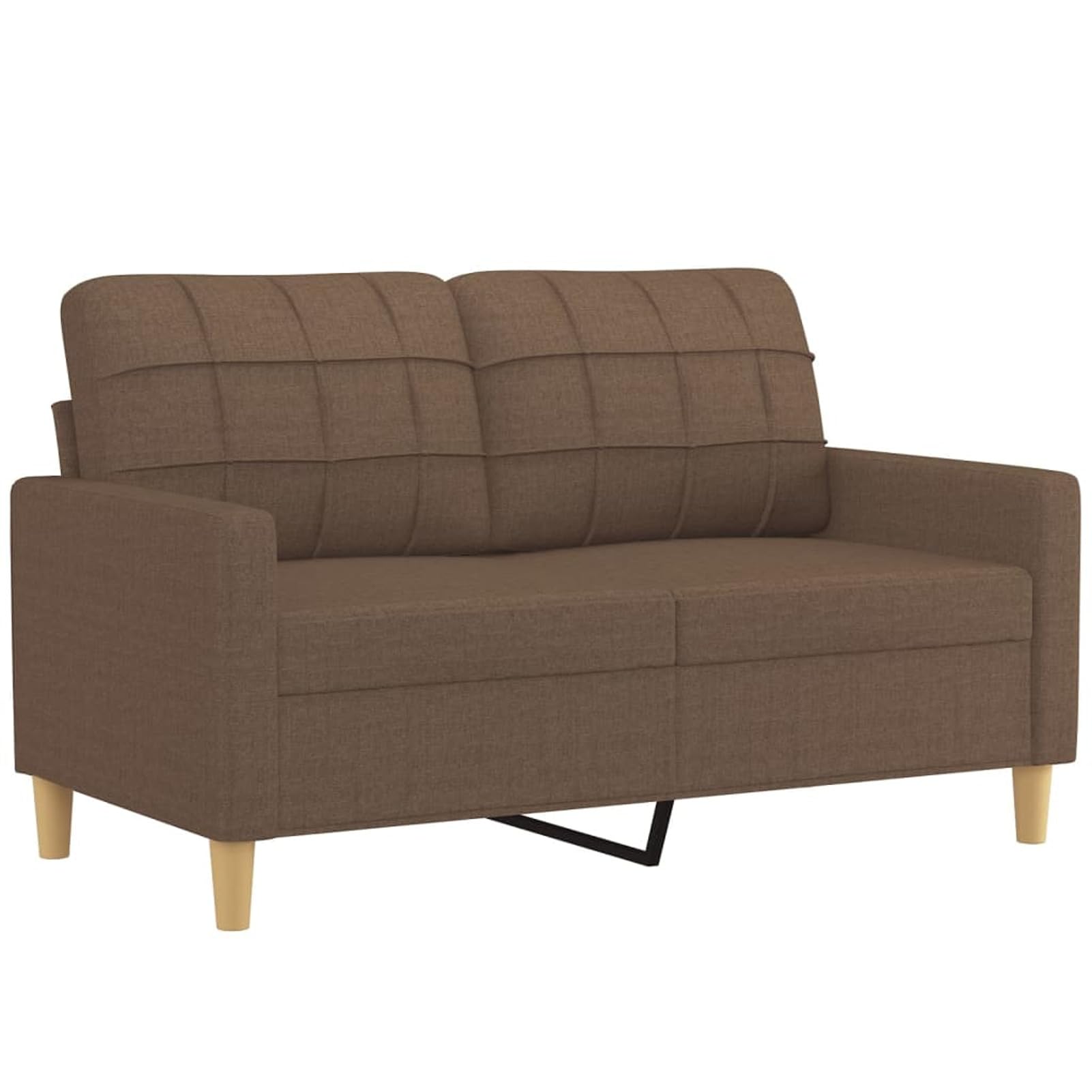 LAPOOH 2-TLG. Sofagarnitur mit Kissen Braun Stoff, Sofa Mit Relaxfunktion, Couchgarnitur, Wohnzimmer Sofa, Couch, Sofa Set 3201309