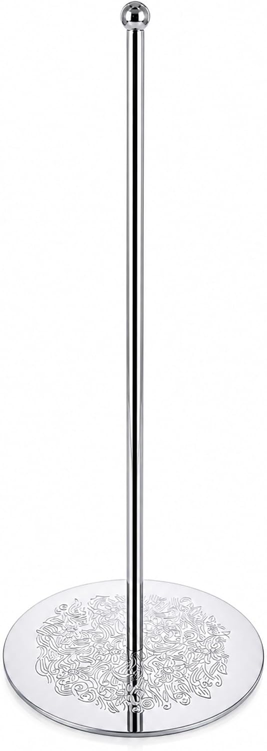 Ornate Silver Metal Rod Tree Topper Stand Display Stand 10 Inches (Taiwan)