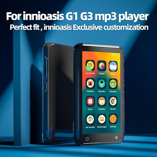 Miniatura 2 de Innioasis Funda para reproductor de MP3 G1 G3, transparente antiarañazos, absorción de golpes, 4.0 pulgadas, transparente