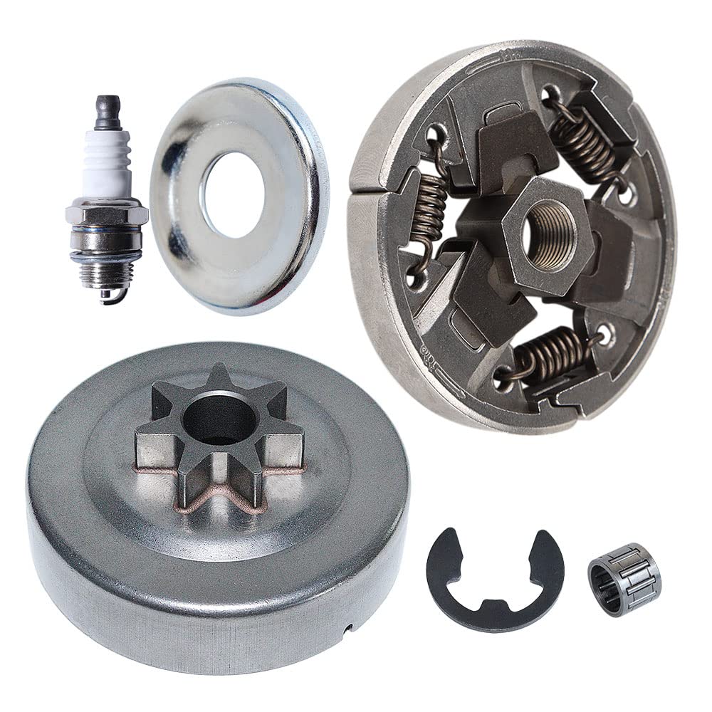 Kit de bujías de piñón de embrague de 325 "-7T for motosierra S-ti-hl 024 026 MS240 MS260 MS 240 260 PRO 1121 640 2004, piezas de repuesto