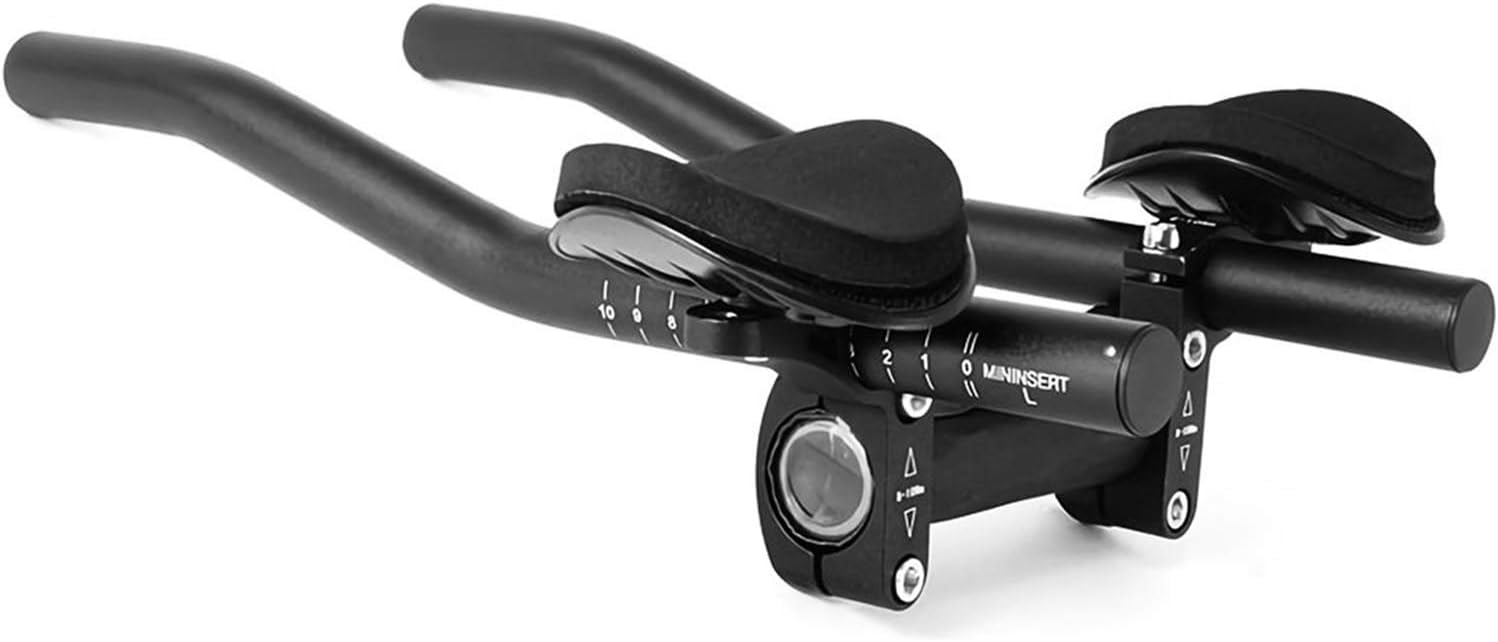 Bicycle Rest Handlebar Triathlon Bicycle Tri Bars Cycling Clip On Relaxation Aluminium Alloy for Road Bike Mountain Bike