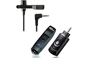 Wireless Lavalier Microphones with Bluetooth Set