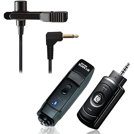 Wireless Lavalier Microphones with Bluetooth Set