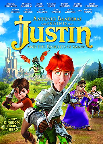 Justin and the Knights of Valor DVD Película de Animación Versión USA