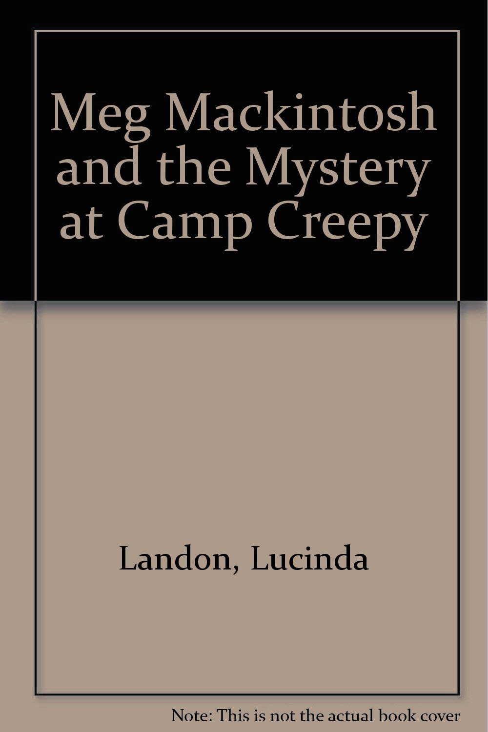 Buy Meg Mackintosh and the Mystery at Camp Creepy — BookShops.in