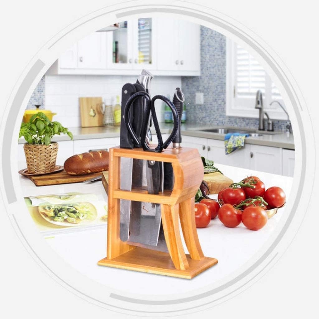 Knife Block Storage Stand Kitchen,Only Selling Cutter Holder,- Wood Without Knives By Universal and Organizer