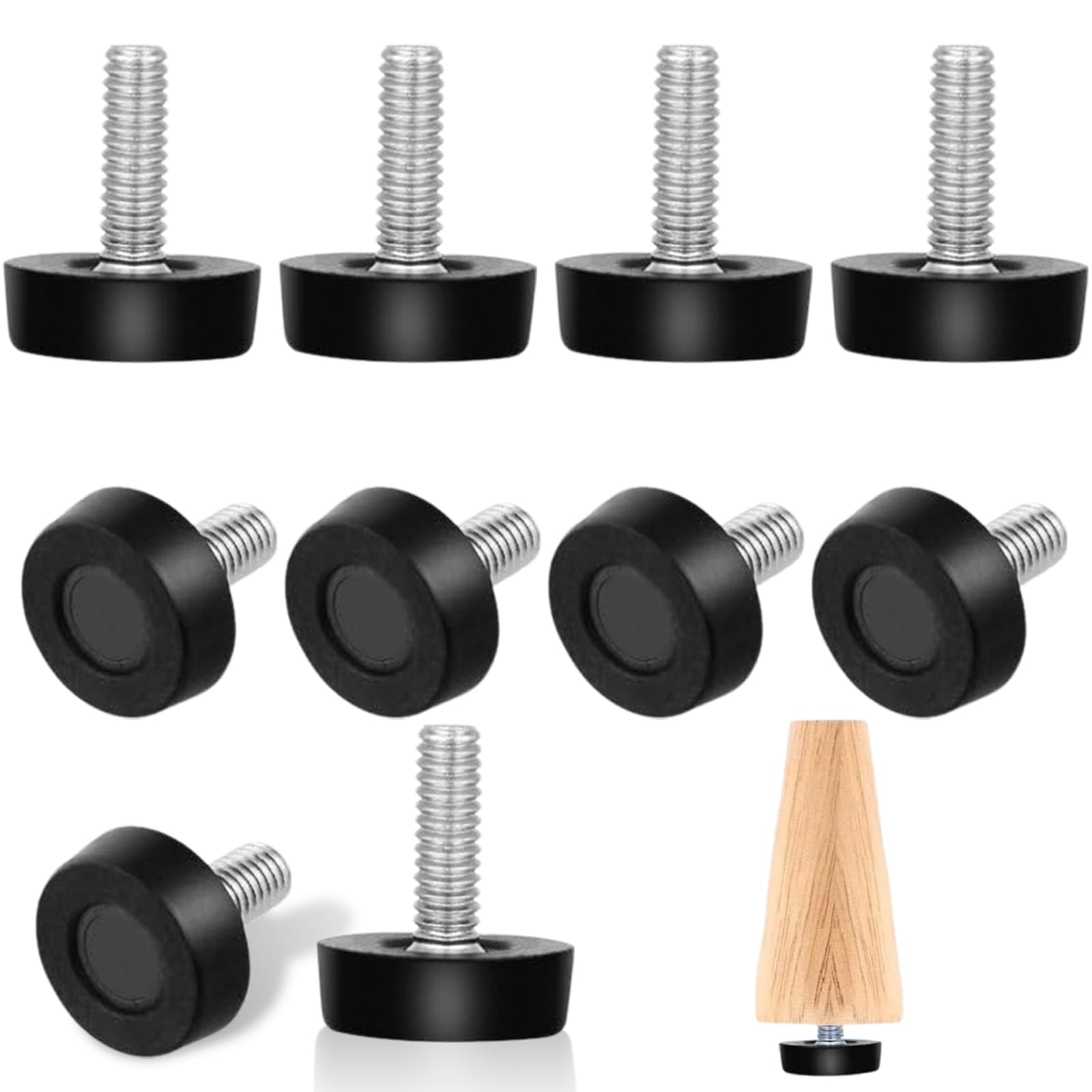 Amazon.co.jp: MAEXUS レベリングフット 家具用固定脚 (10個セット