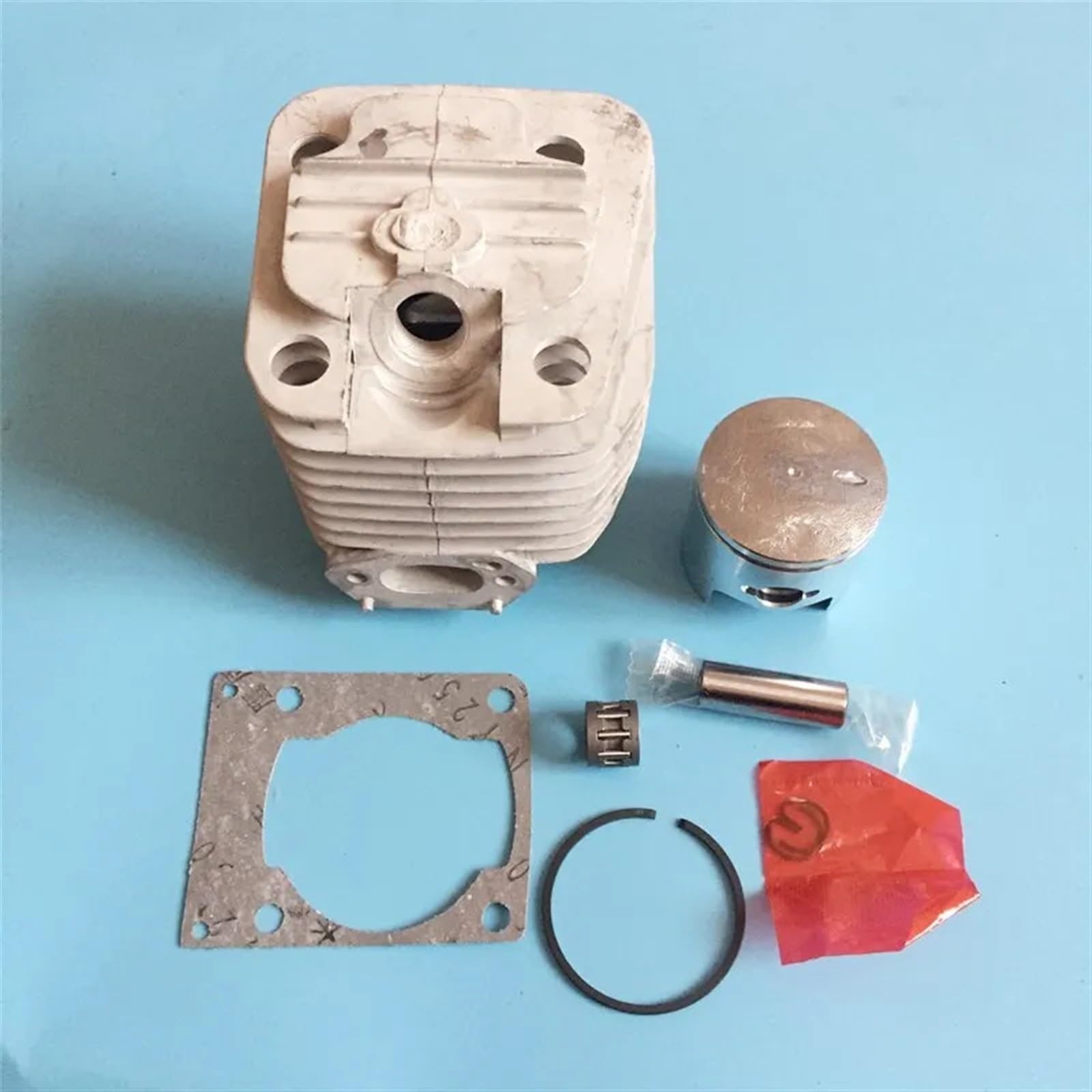 UNARAY Kit de Cilindro de 39MM Apto for Motosierra 1E39F 2T ZYLINDER, Conjunto de Pin de Anillos de pistón, cortadora de soplador de Motosierra, reemplaza Piezas de ZENOAH KOMASTU