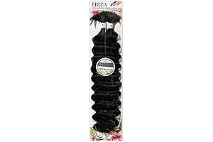 Cidbest 100% Natural Virgin Human Hair Braid DEEP BULK 18" (NATURAL)