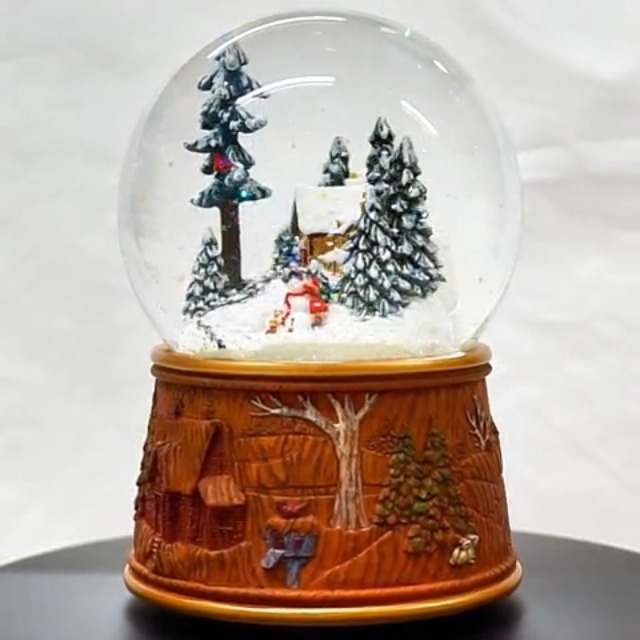 Amazon.co.jp: 【JARLL】スノードーム クリスマス 森のスノーハウス