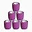 Baisunt 6 Pack 2 Inches Cohesive Bandage Self Adhesive Wrap Elastic Self Adherent Vet Wrap Breathable Self Stick Tape for Wrist, Ankle, Sports, Tatoo Wrap(5 Yards, Purple)