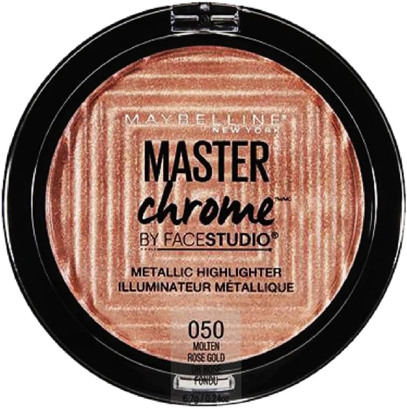 MAYBELLINE FaceStudio Master Chrome Metallic Highlighter – Molten Rose Gold