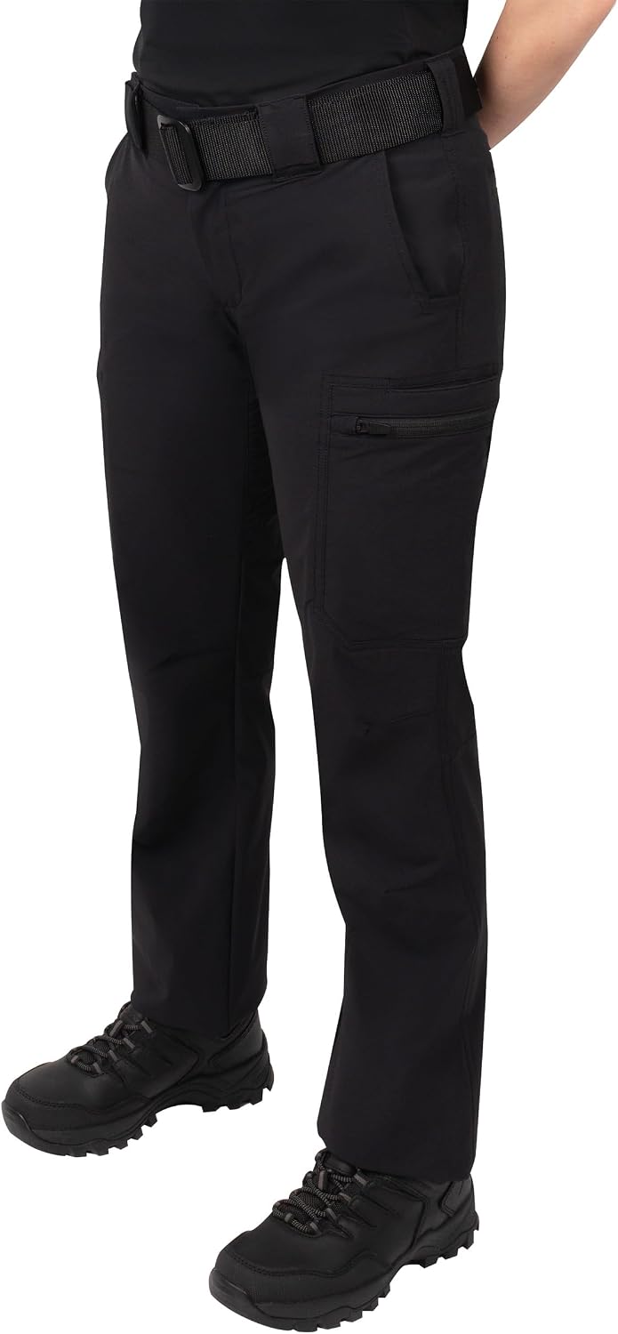 Rothco Women’s Edge Pants | Tactical Stretch Water Repellent Uniform Outdoor Work Cargos