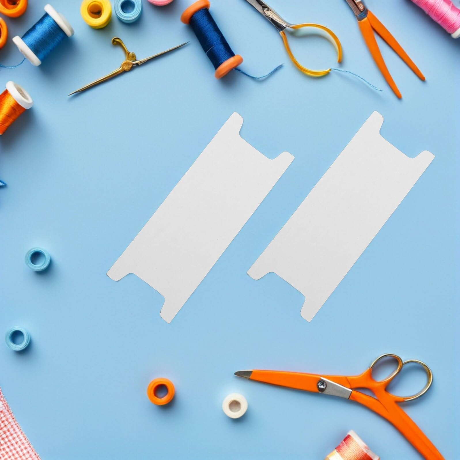 Organizzatore di Rocchetti di Filo da Ricamo in Carta Bianca, 100 Pezzi, Design Compatto per Studi e Artigianato, Supporto per Avvolgimento e Conservazione Filo