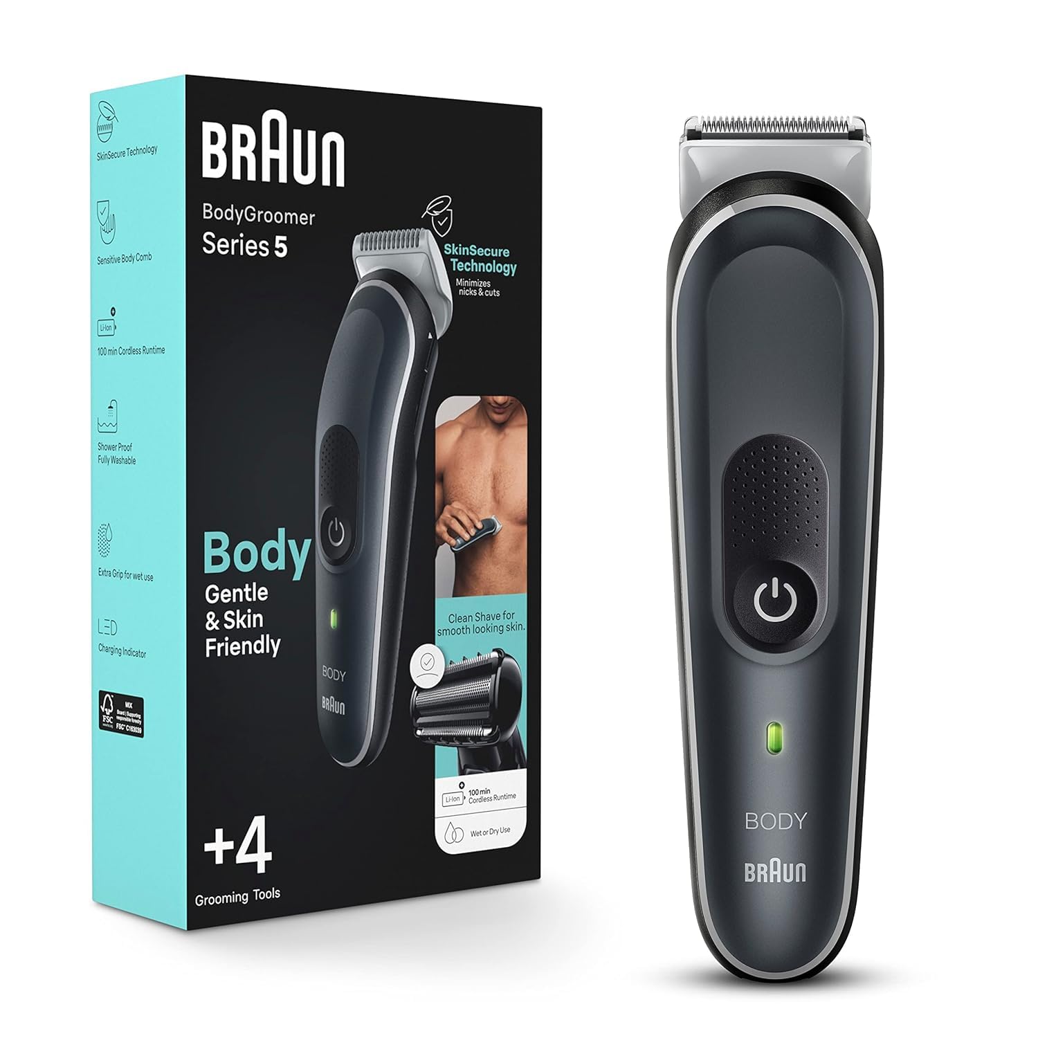 Amazon.co.jp: Braun ボディグルーマー シリーズ5 5360 ボディ