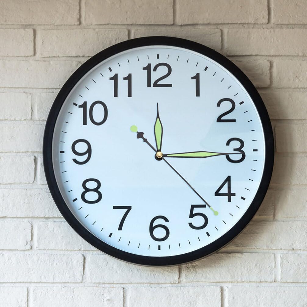 Gatuida DIY Clock Kit Clock Works Replacement Kit Clock Repair Hands 10 Pack Glow Clock Hands Wall Clock Hands Clock Hands with Second Hand in The Dark DIY Clock Kit Clock Repair Hands