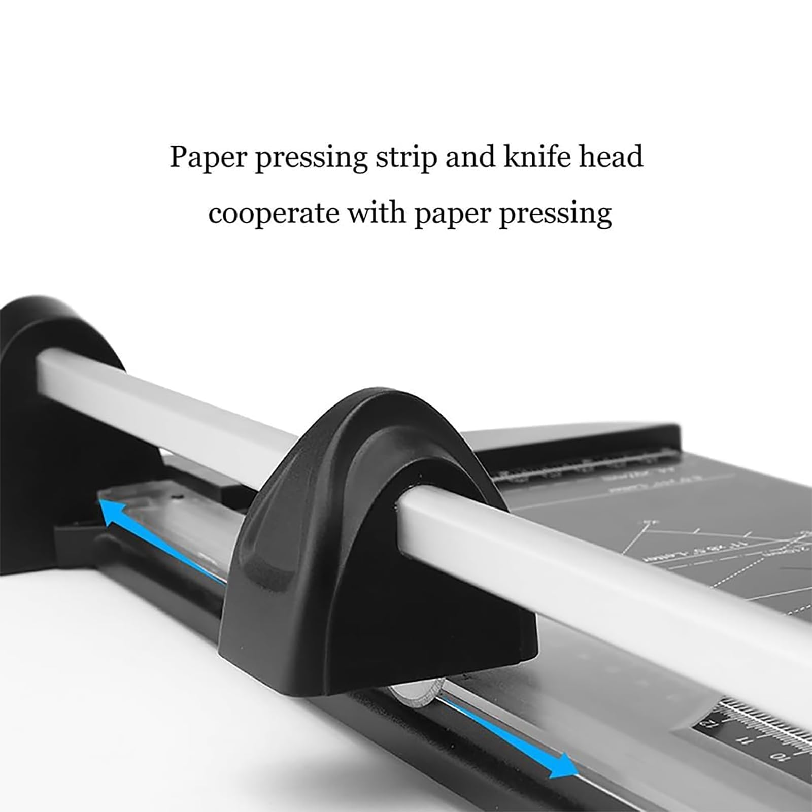 Taglierina Rotativa A2, Taglierina per Carta con Linee di Scala Chiare, capacità di Taglio: 10 Fogli, Lunghezza di Taglio: 600 Mm, Spessore di Taglio: 1 Mm, per Casa, Ufficio, Scuola