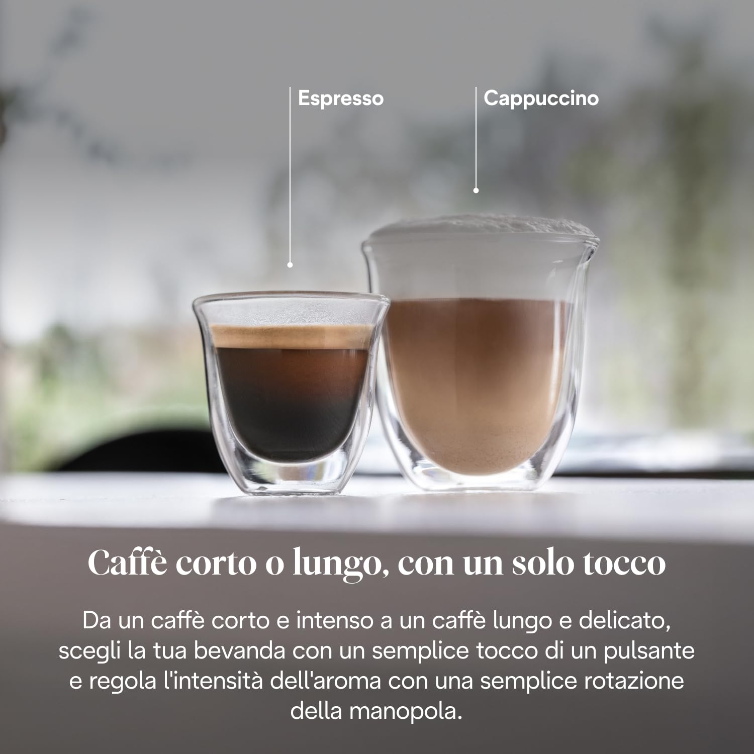 De'Longhi Magnifica S ECAM22.110.B Macchina da Caffè Automatica per Espresso e Cappuccino, Caffè in Grani o in Polvere, 1450 W, Nero