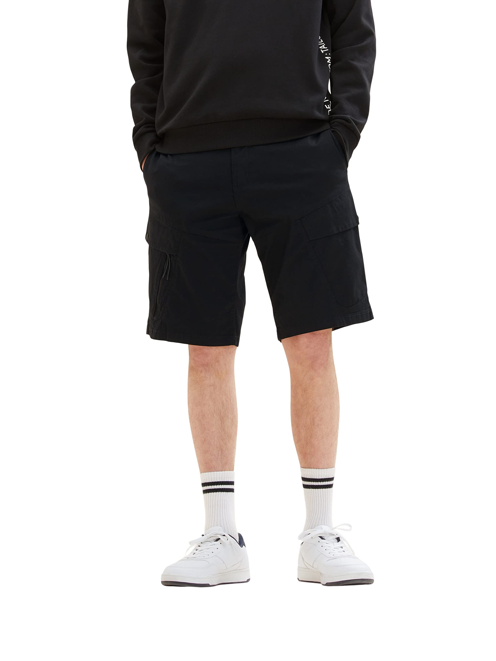 TOM TAILOR Denim Herren Relaxed Fit Cargo Shorts