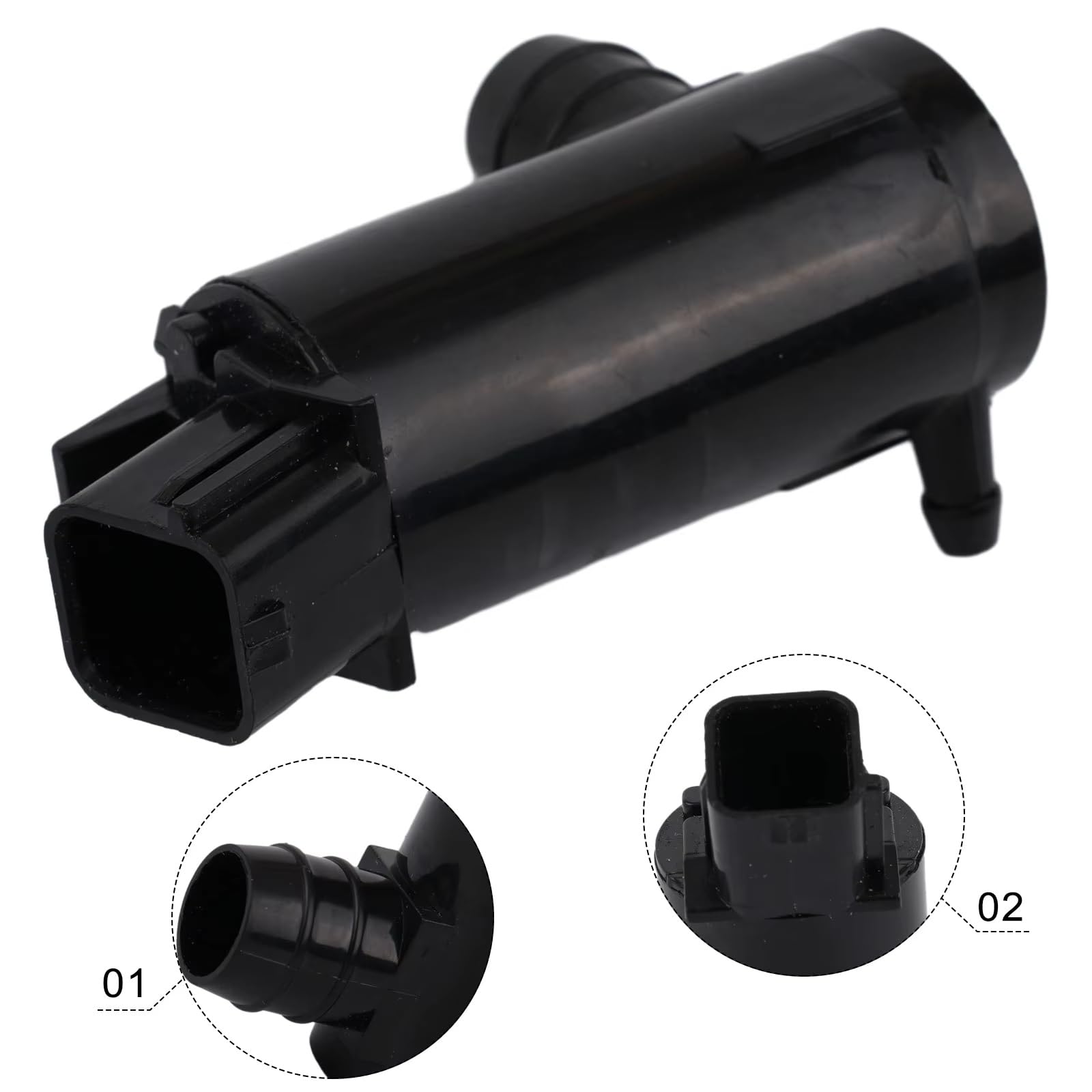 Pumpe Scheibenreinigung Kompatibel Mit K&ia Für Forte 2010–2013 Für Rio 2002–2011 12 V Auto-Scheibenwaschpumpe Automobilteile 985102G000 98510–26000