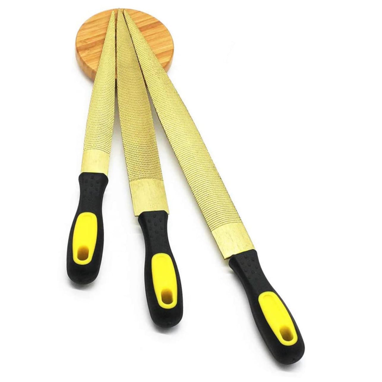 Uonlytech 3pièces Râpe à Bois Acier Plate Pour Meulage Coupe-bois Manuel De Chaque