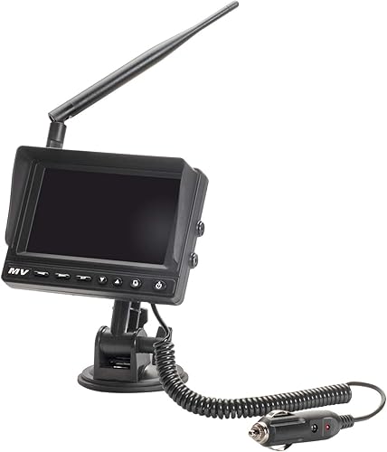 Miniatura 3 de Sistema de cámara de respaldo inalámbrica HD para mayor visibilidad en vehículos recreativos, remolques y vehículos grandes, resistente al agua