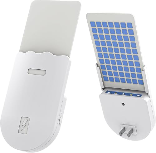 Solarush Indoor UV Fly Trap – Silent Gnat & Fruit Fly Catcher with Night Light, 