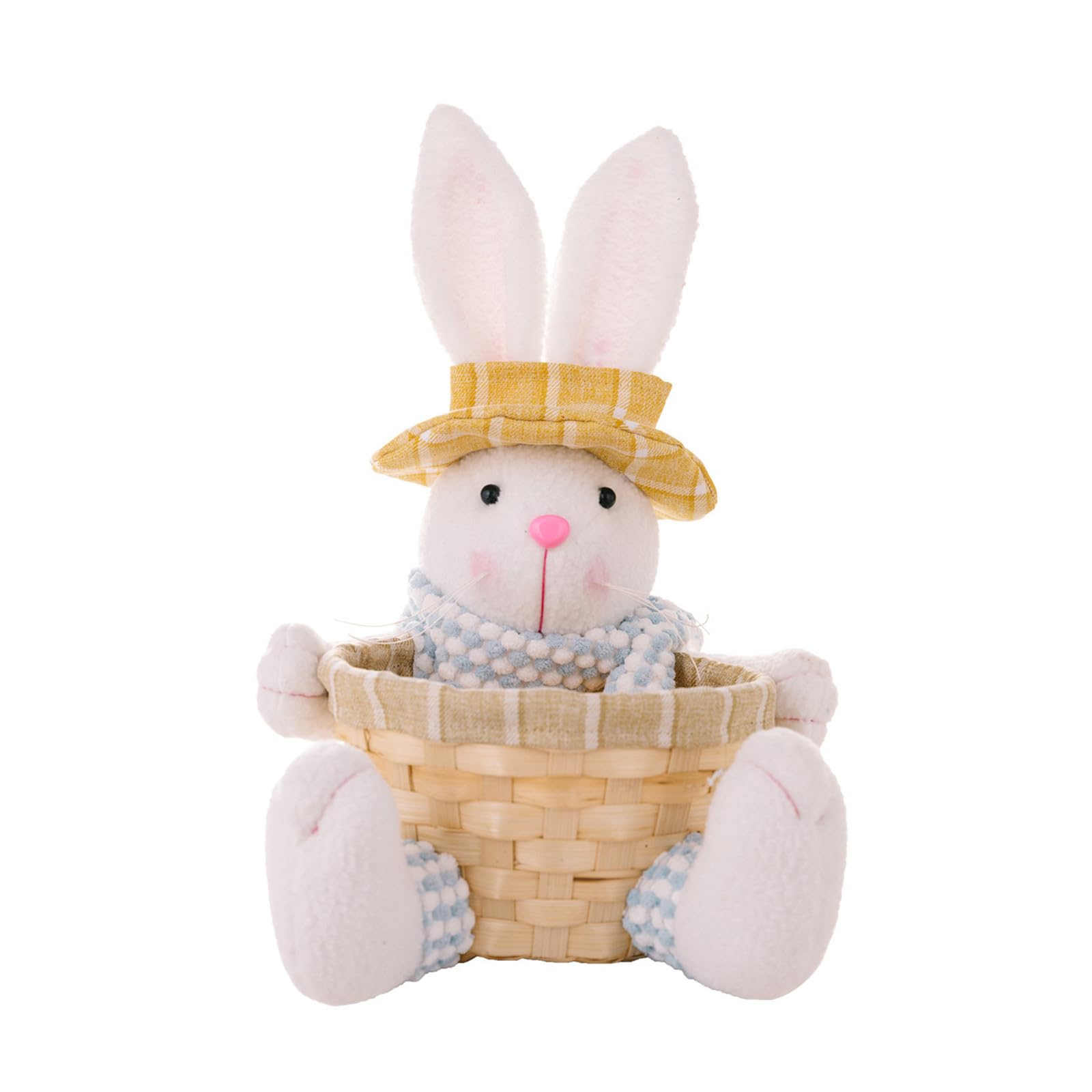 Osterkörbchen Mit Henkel, Kinder Osternest Korb, Oster Geschenktüten, Ostertüten Aufbewahrung Ostergeschenke Ostern Eier Süssigkeit Plätzchen, Handgeflochtenerb Kleiner Weidenkorb mit Henkel (Khaki2)