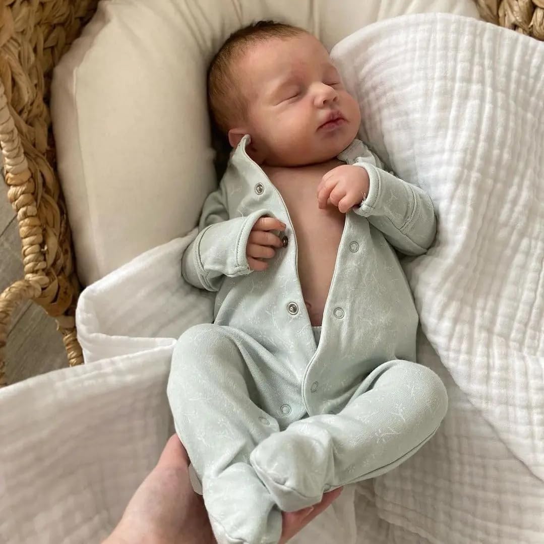 Zero Pam Reborn Baby Dolls Silicone Full Body-20 in Anatomically Correct Baby Boy, Realistic Baby Doll, Full Silicone Baby Doll, Real Life Baby Dolls with Accessories