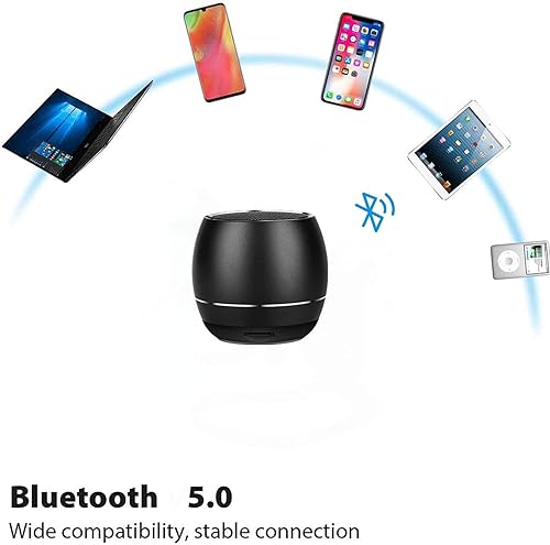 Miniatura 4 de Altavoces Bluetooth portátiles, mini altavoz Bluetooth inalámbrico para exteriores con micrófono integrado, llamada manos libres, tarjeta TF, sonido