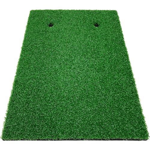 GolfStyle ゴルフマット 張り替え 芝のみ ゴルフ 練習 マット カスタマイズ 持ち運び ゴムマット 素振り 軌道確認 ドライバー アイアン スイング 練習用 34×44cm 単品 (フェアウェイ芝)