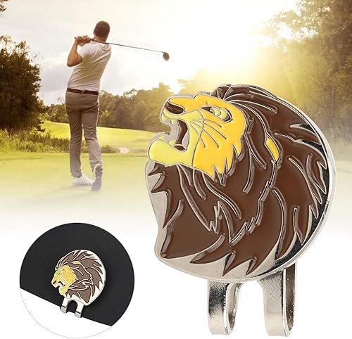 Miniatura 3 de Vbest Life - Clip magnético para sombrero de pelota de golf, clip para sombrero de golf en forma de león con fabricante de bolas magnéticas para