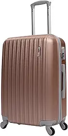 Mala de viagem média 23kg Londres Swiss Move Rose