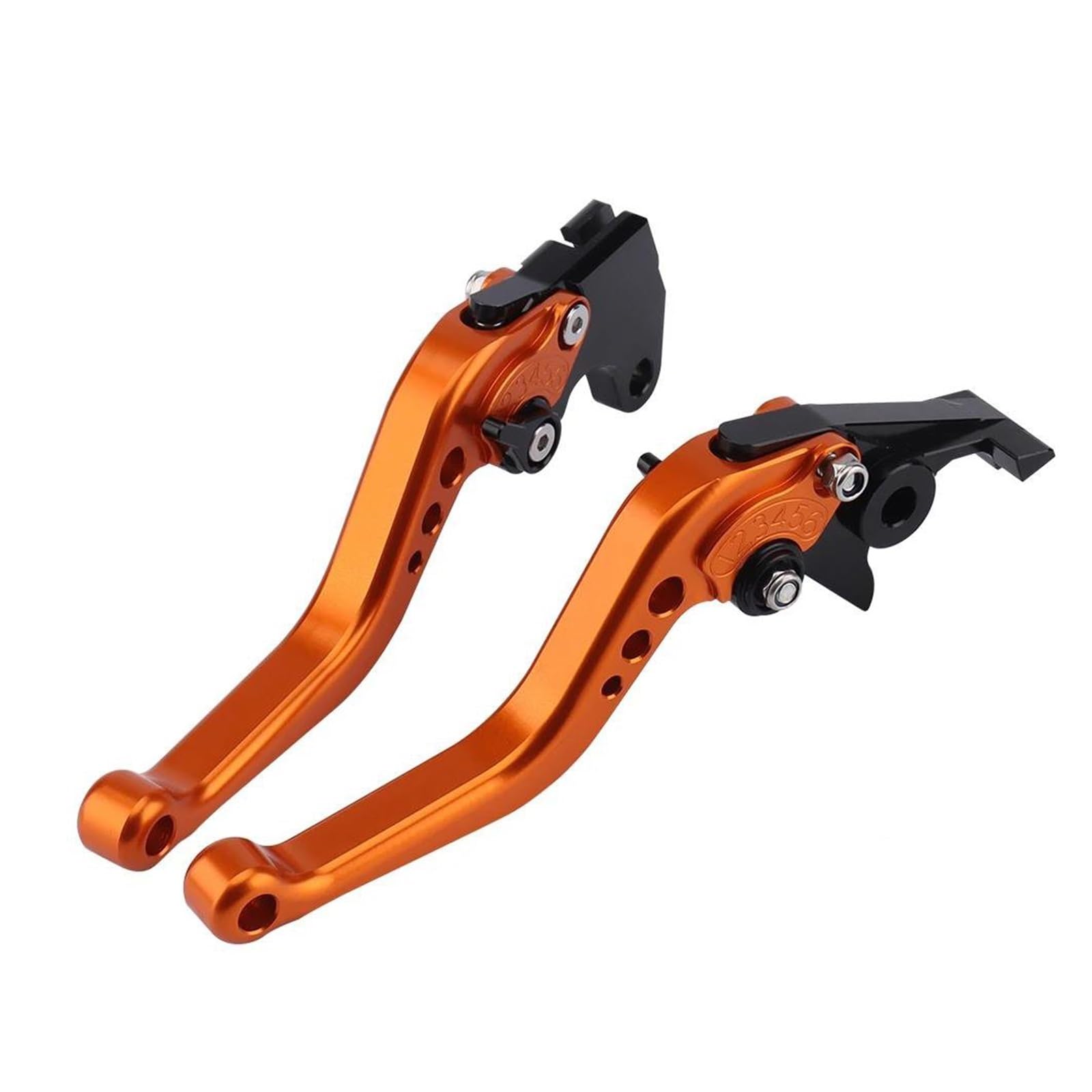 RVEVFBKBAL Motorcycle Brake Clutch Lever Handle for Ninja 650R Z650 Z900 for NINJA650R 2017-2022(Short Orange)