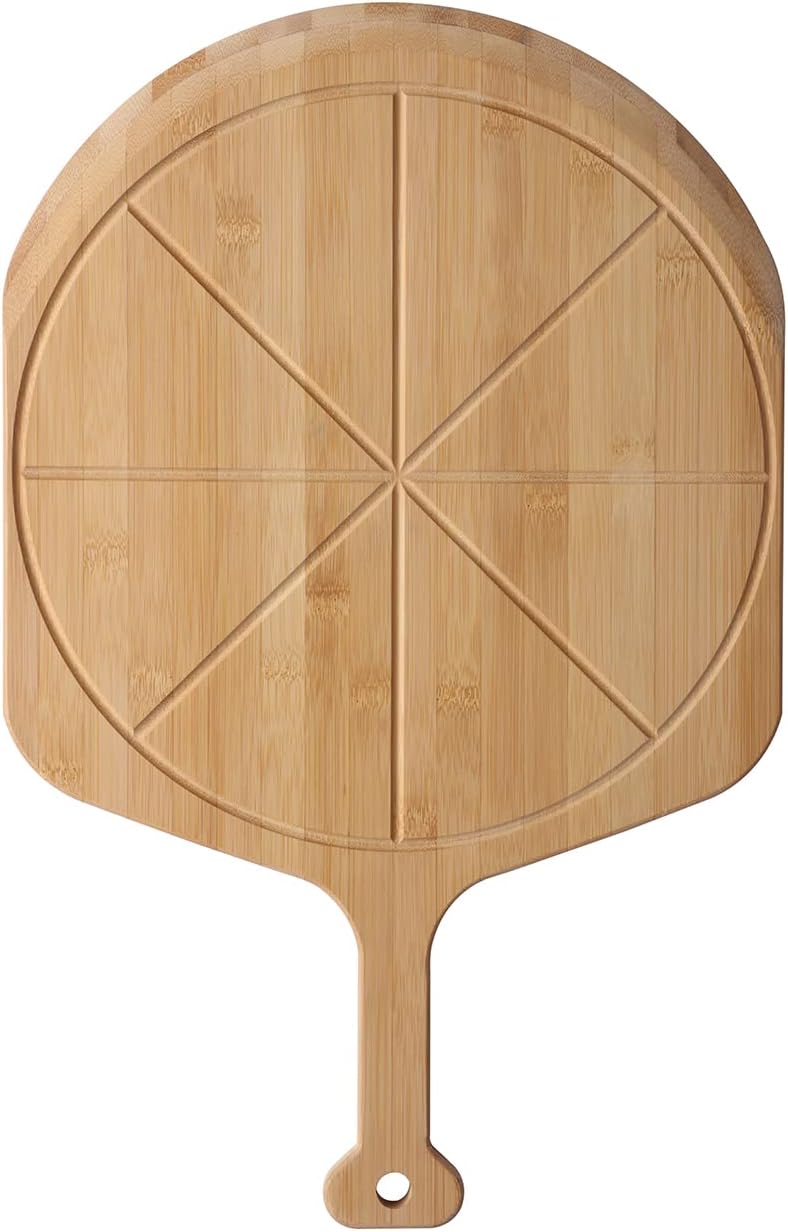 Fiery Chef Bamboo Pizza Peel Pizza Paddle for Homemade