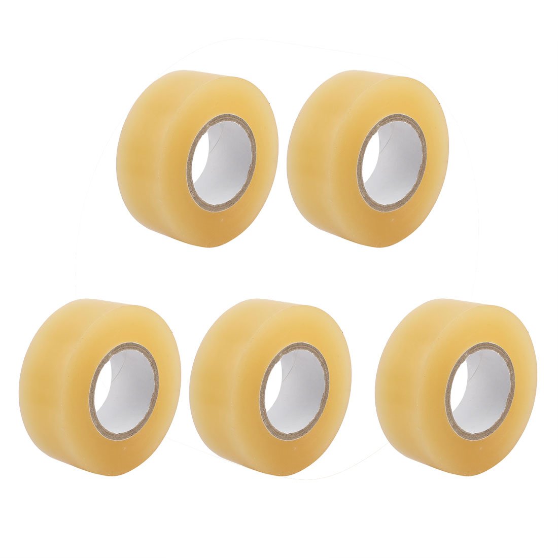 Aexit 5pcs 23mm Width PVC Clear Electrical Insulation Warning Adhesive Tape 18M Long (6991305711698e73d33c29de92beb22c)