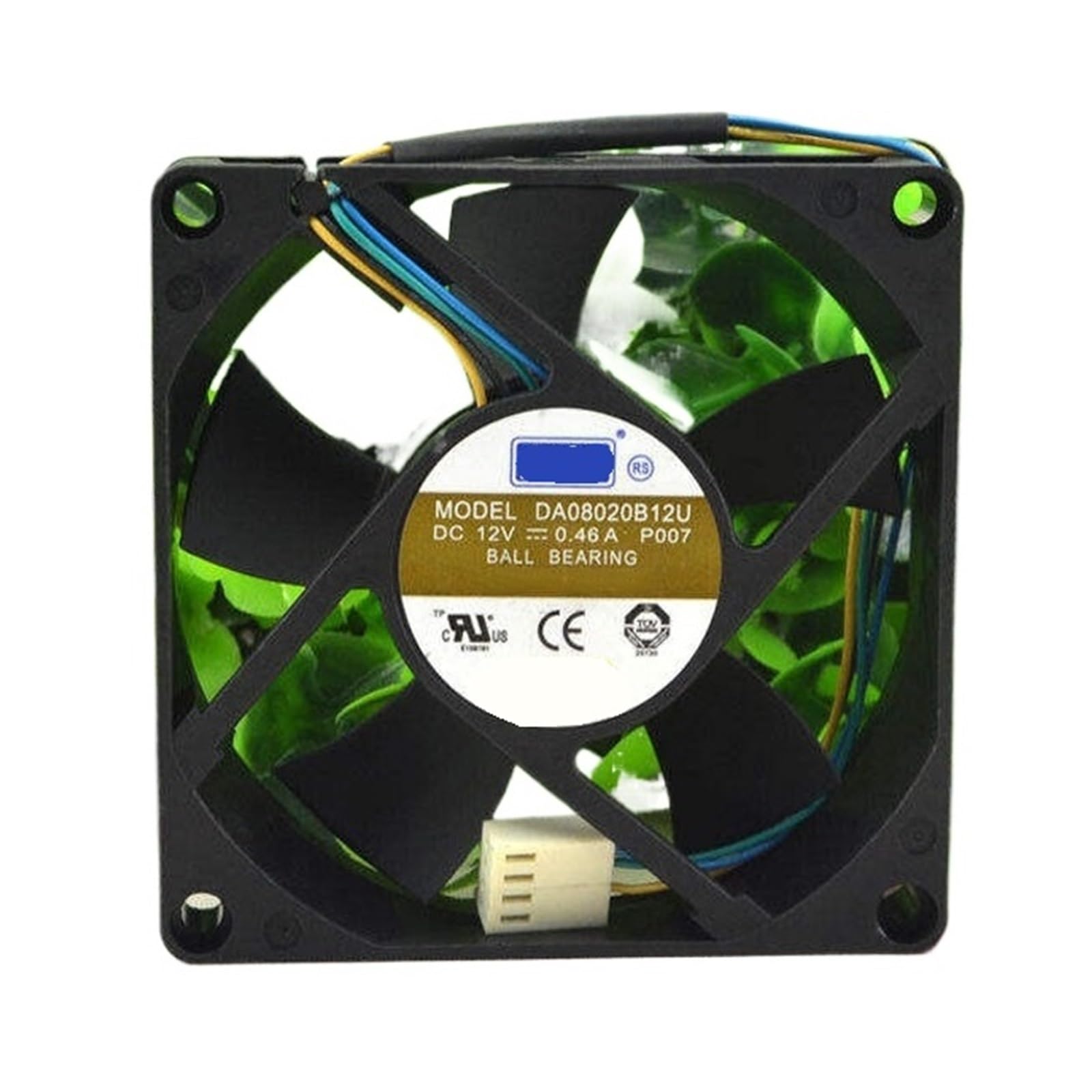 GJEXXPTST 8CM DA08020B12U 12V 0.46A 4wire Fan