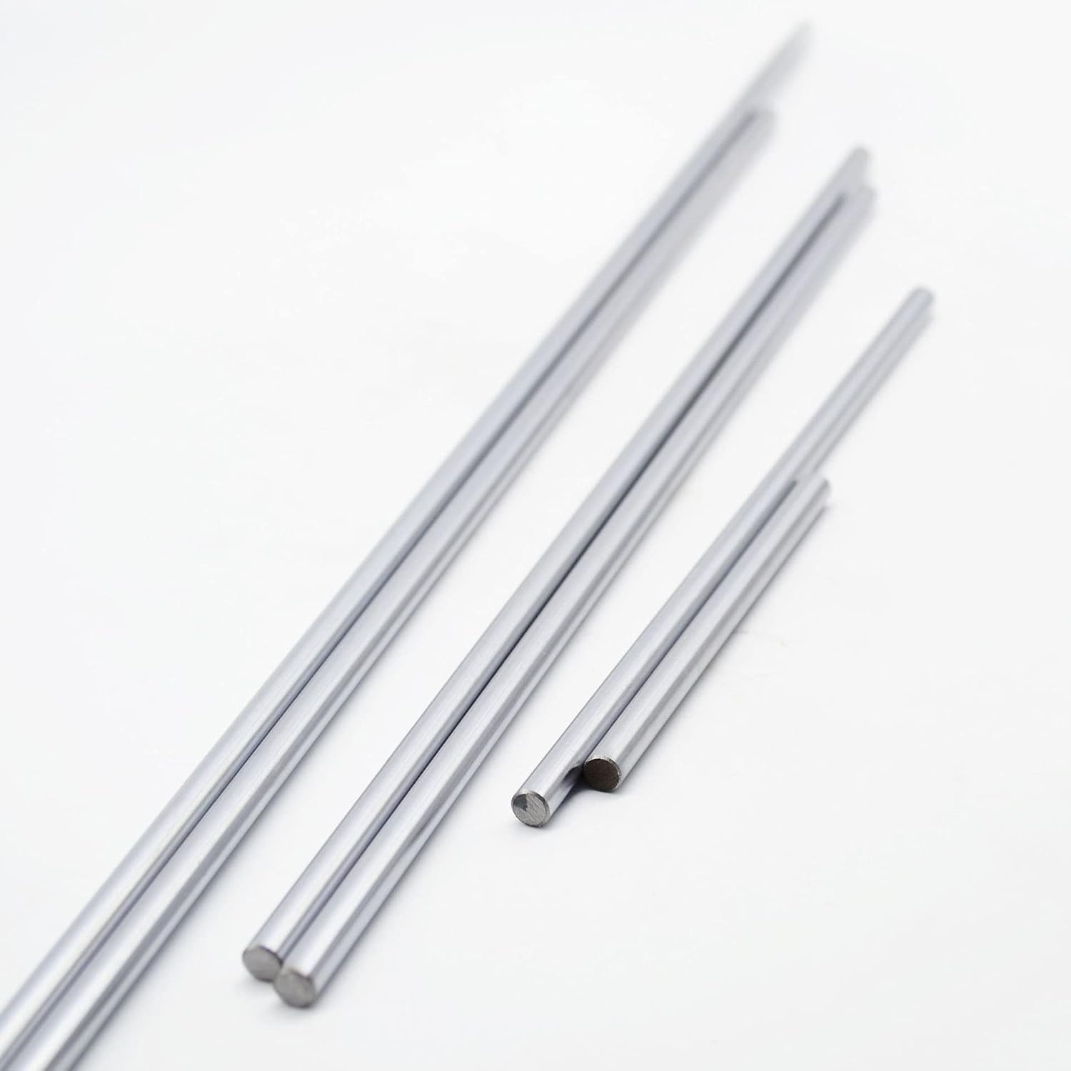 Lysee 3D Printer Parts & Accessories - 2pcs/lot Diameter 6mm Chromed Stainless Steel Smooth Shaft Rod Optical Axis 200/300/320/400/500mm for CNC DIY 3D Printer Parts - (Size: 300MM)