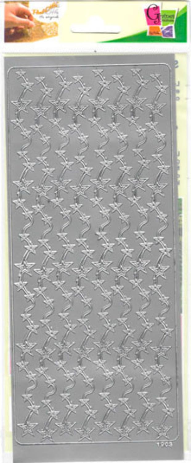 Peel Off's Shooting Star 105 x 232 cm Silver