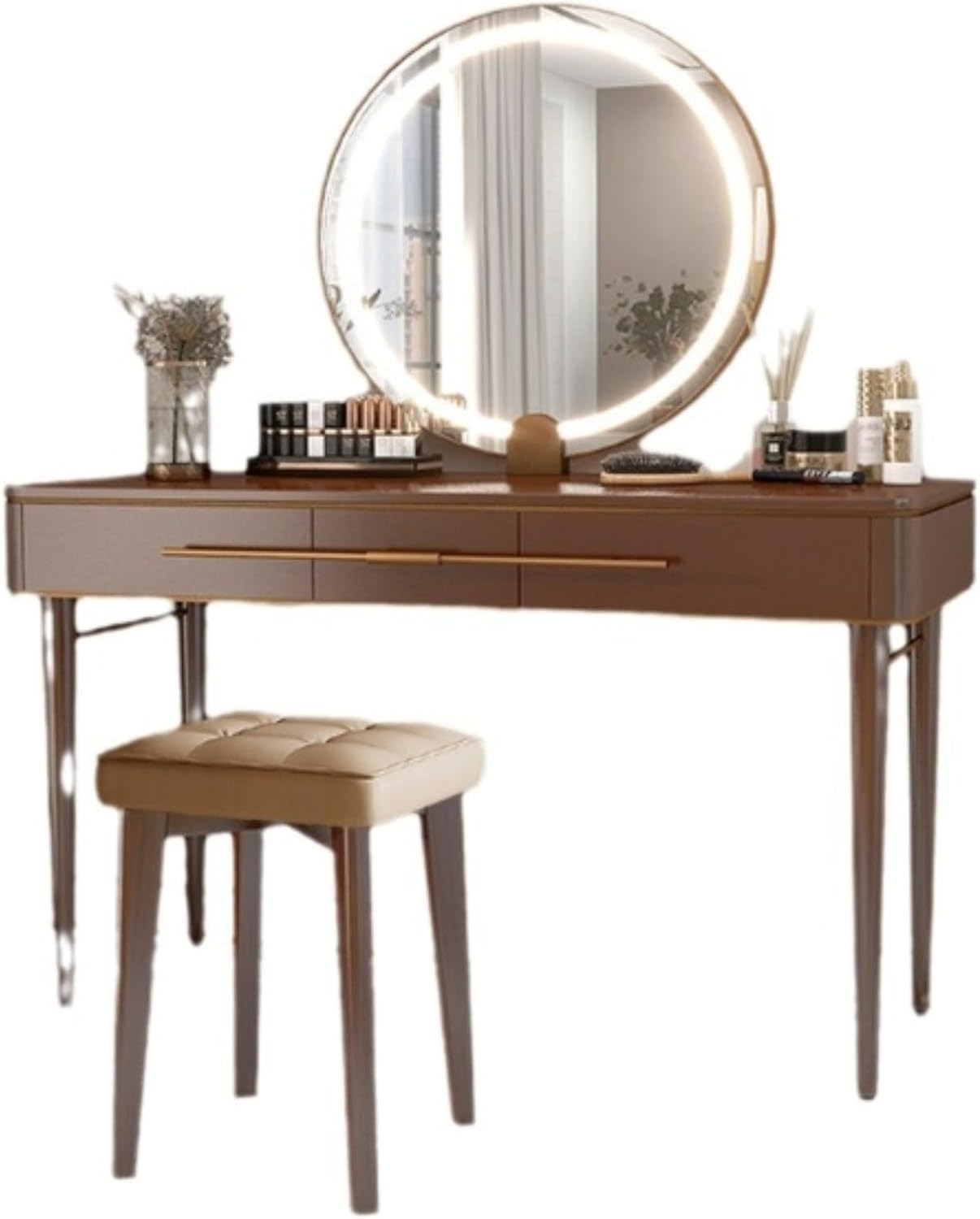 多用途木製重ねスツール（正方形クッション付き｜玄関/キッチン/ダイニング/リビング対応｜コンパクト収納） (ベージュ,A) [並行輸