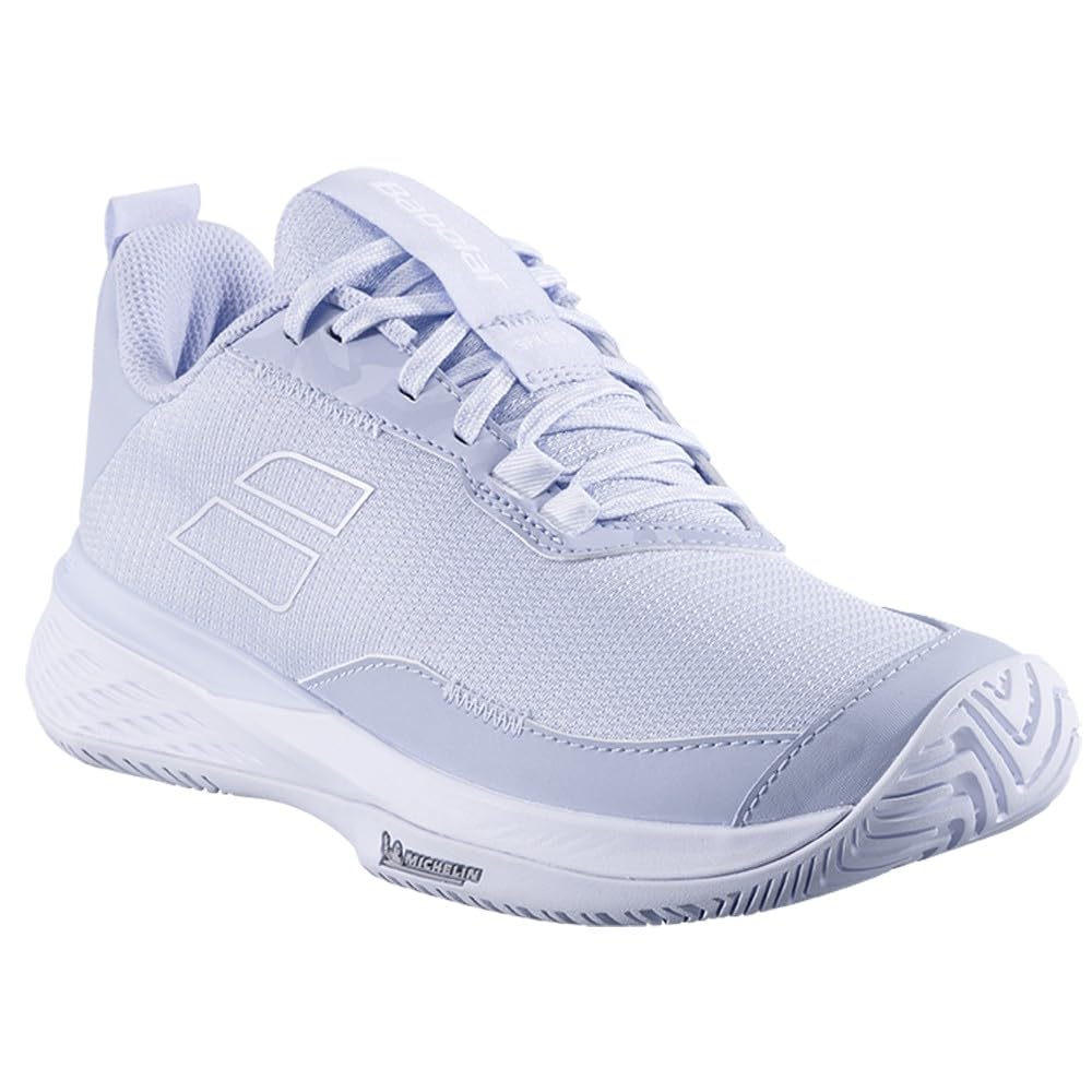 Babolat Damen SFX Evo Carpet Tennisschuhe Teppichschuh Hellblau-Weiß Eu Neu
