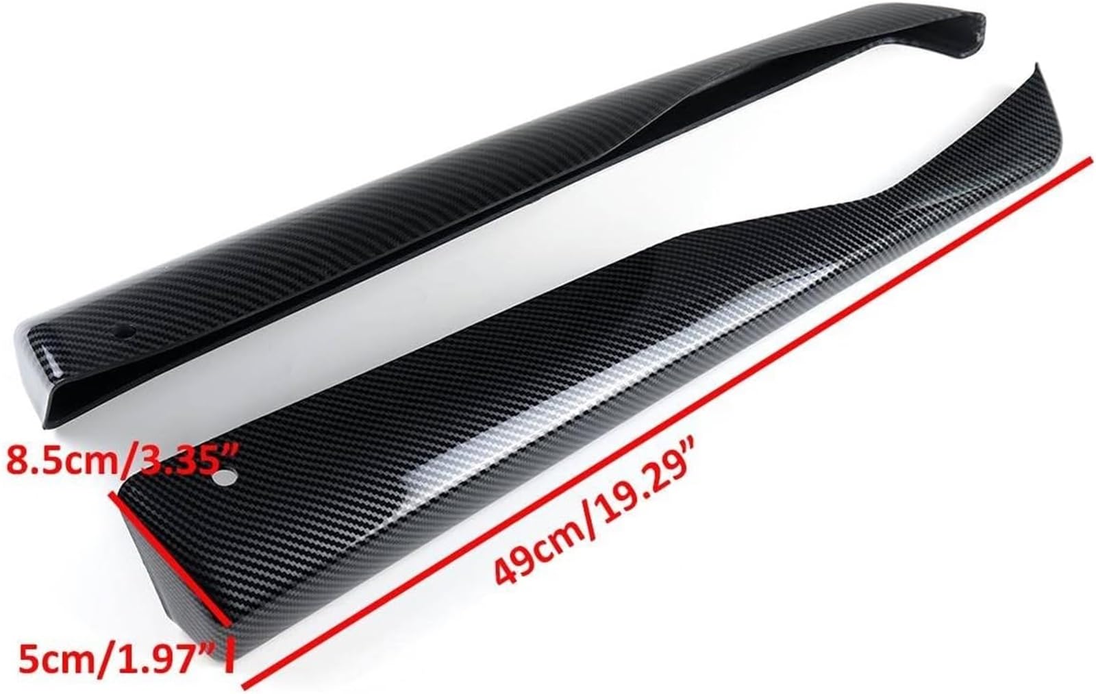 Alerón Trasero Coche Difusor y alerón para Parachoques Trasero Lateral de Coche para Subaru para Impreza para WRX y para STI Alerón Lateral