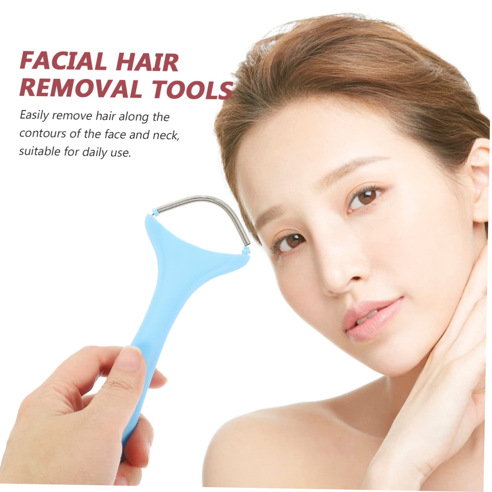 Ipetboom Hair Removal Spring for Face Eyebrow Threading Portable Face Plucker Convenient Hair Remover