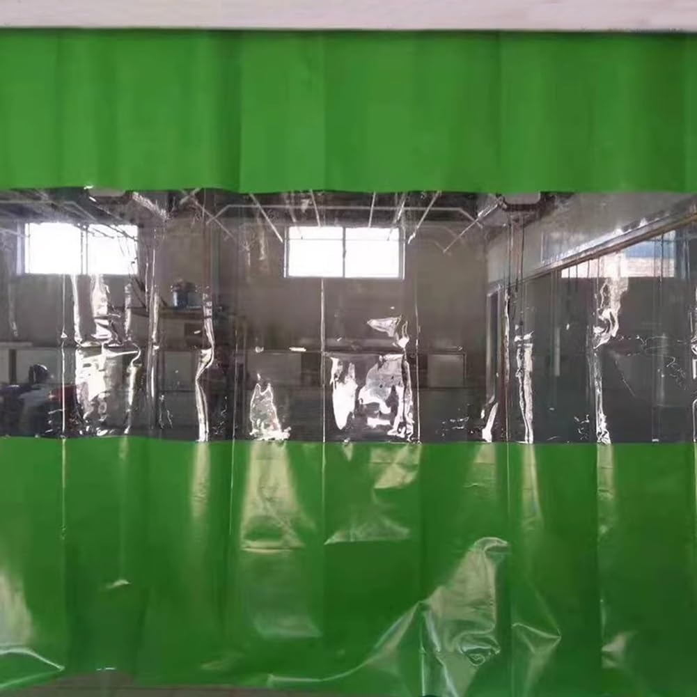 Bâches et rideaux à panneaux transparents avec œillets 3x4m