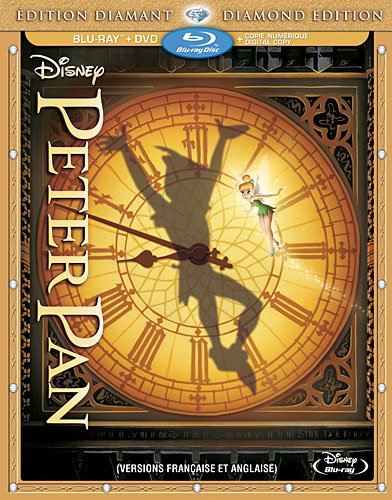 Peter Pan: Édition Diamant / Peter Pan: Diamond Edition (3-Disc Bilingual Combo Pack + Book App) [Blu-ray + DVD + Digital Copy] [Blu-ray]