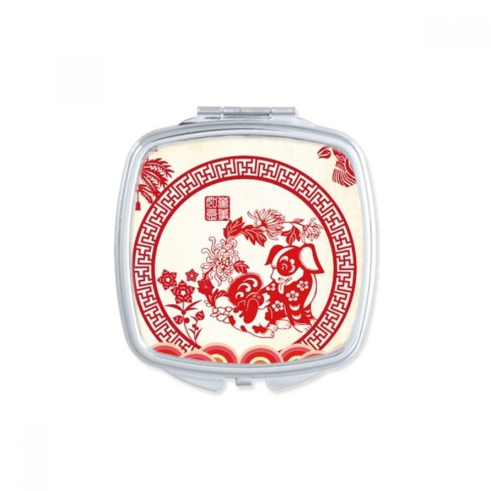 Miroir compact de maquillage pour retouches nomades et sac à main de voyage