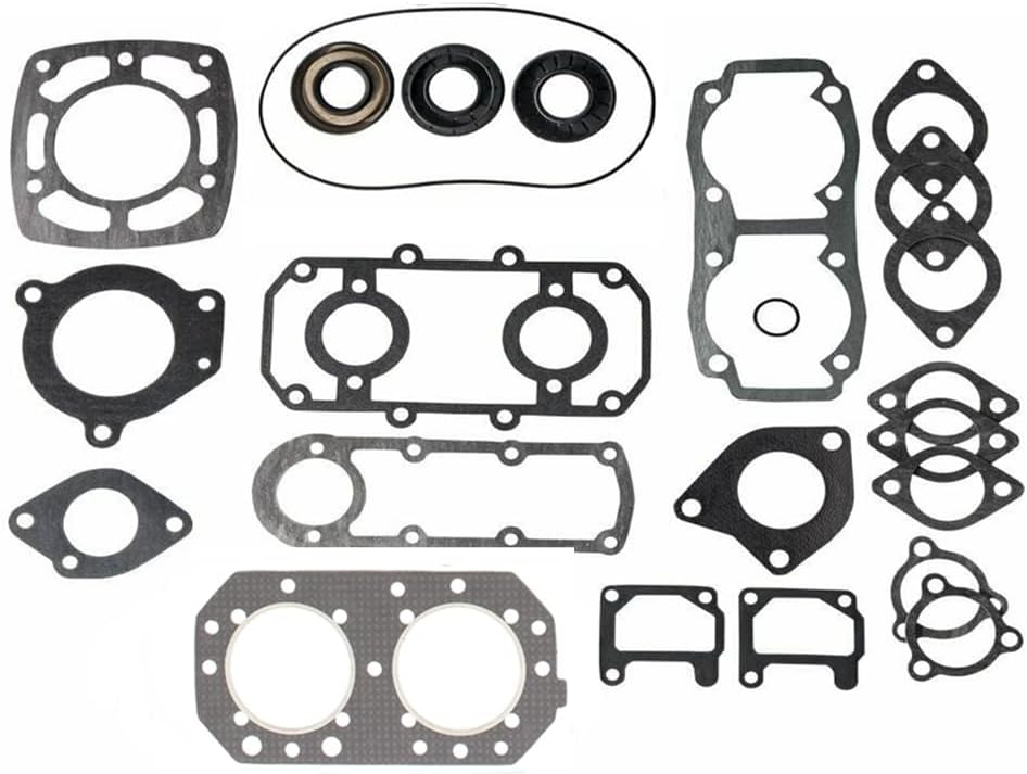 Complete Engine Gasket Kit w/Seals for Kawasaki 550 Jet Ski JS SX 550 Js550 1982-1990 ‎Replaces 611103
