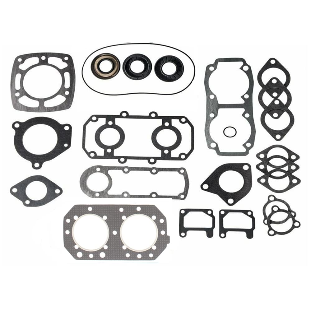 Kit completo de juntas de motor con juntas para Kawasaki 550 Jet Ski JS SX 550 Js550 1982-1990 ‎Sustituye a 611103