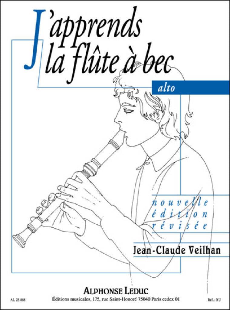 Jean-claude veilhan : j'apprends la flute a bec alto