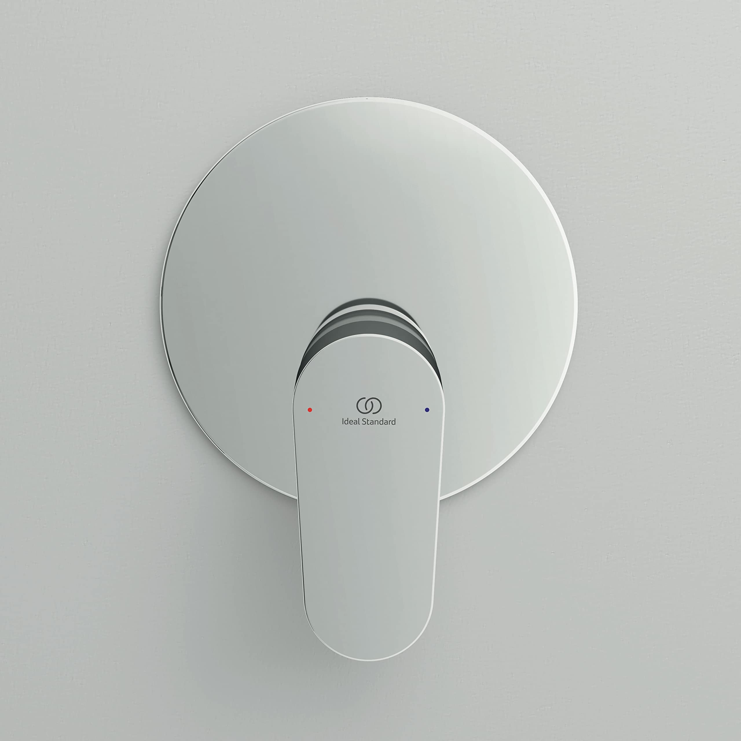Ideal Standard - Cerafine O, Miscelatore monocomando per doccia ad incasso, Una via, Parti esterne, Cromato